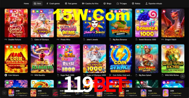 Descubra a Magia dos Jogos de Arcade no 119Bet